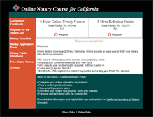Tablet Screenshot of onlinenotarycourse.com